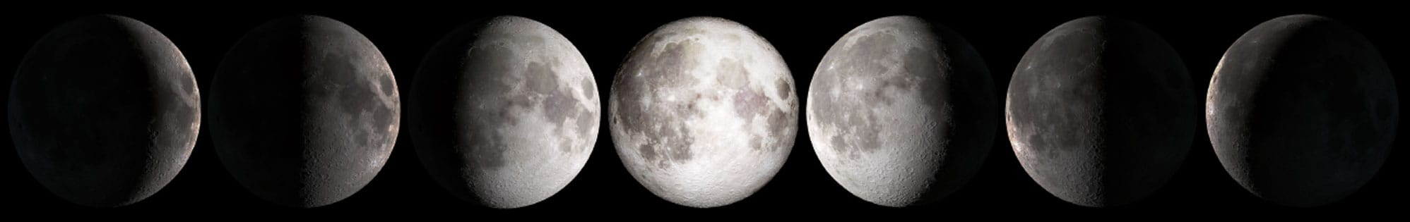illustration des phases lunaires